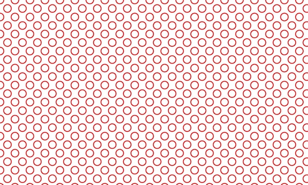 Red circles on a white surface