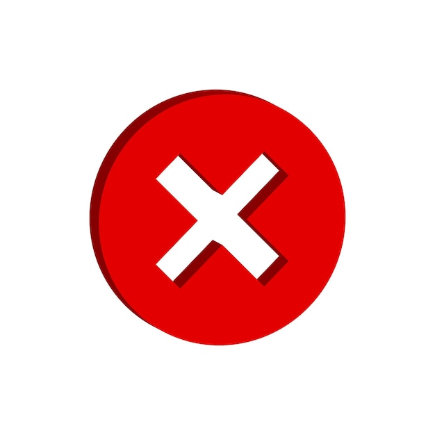 red cross button icon design