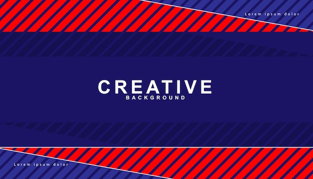 red curve on a dark blue background vector with space for text