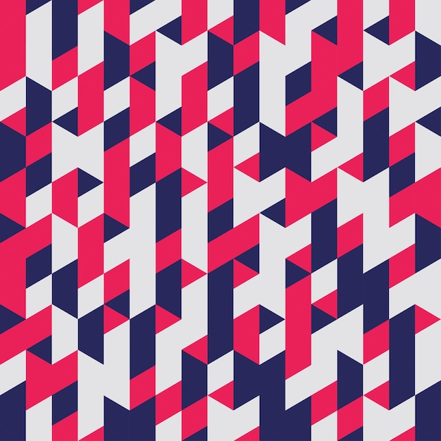 red geometric seamless pattern abstract background vector illustration