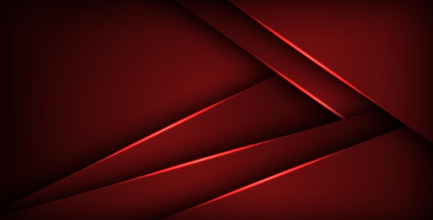 red geometric triangle vector background overlap layer on black space for text and background design eps10 vector