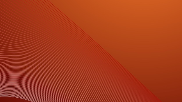 Red gradient abstract background with curve line