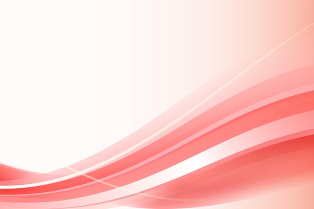 Red Gradient Wave