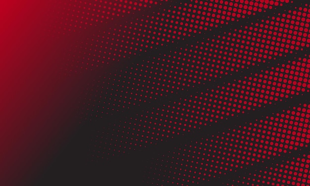 red halftone background