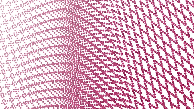 Red halftone pattern abstract background for fabric style