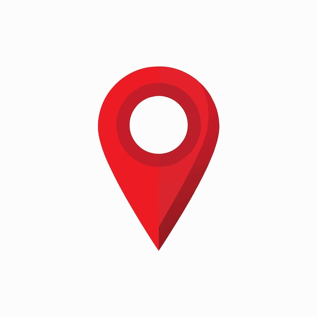 RED PIN LOCATION ICON