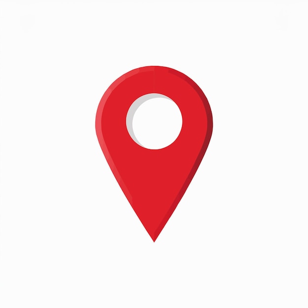 red pin location