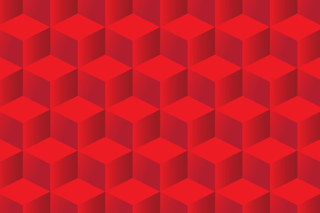 Red square geometric pattern background