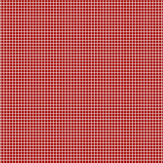 red square with a white background