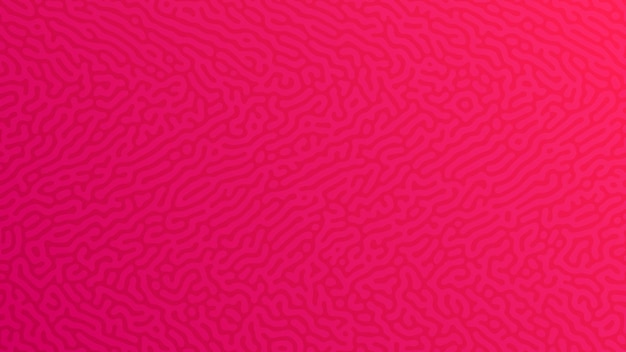 Red Turing reaction gradient background Abstract diffusion pattern with chaotic shapes Vector illustration