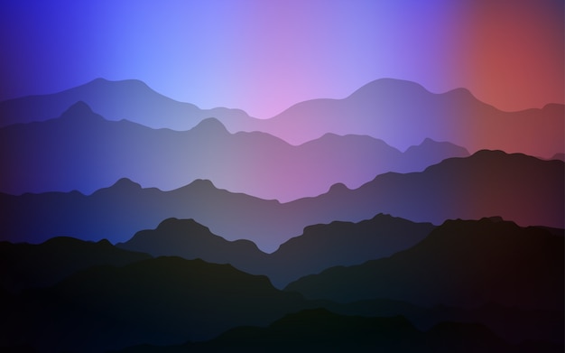 Red vector pattern with liquid shapes
