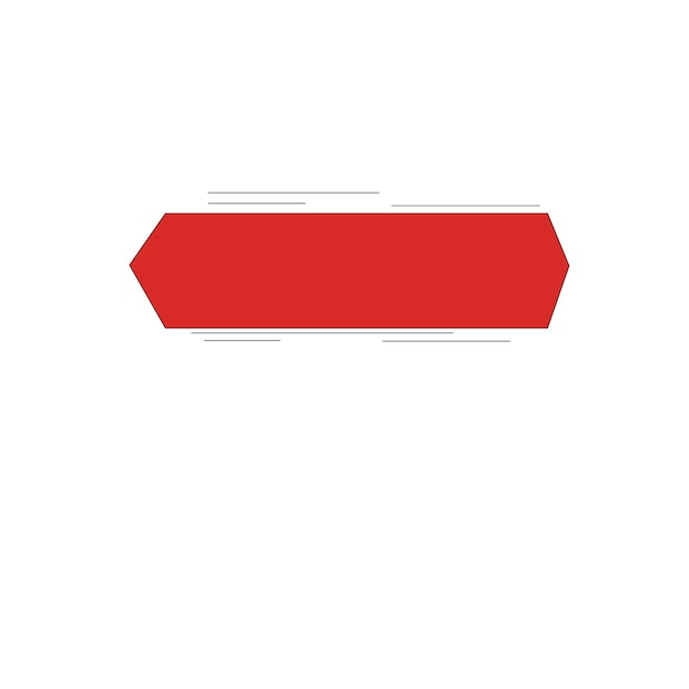 red vector shape