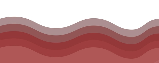 Red wave background wallpaper vector image Illustration of graphic wave design for backdrop or pres