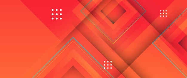 red white and green vector gradient abstract banner design with geometric style graphic design element modern style concept for background banner flyer card wallpaper cover or brochure