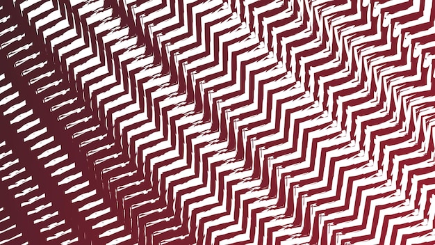 Red zig zag line brush pattern abstract background vector image