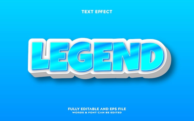 Redigerbar 3D-texteffekt – Show
