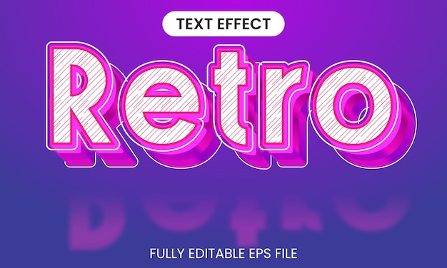 Redigerbar 3d texteffekt