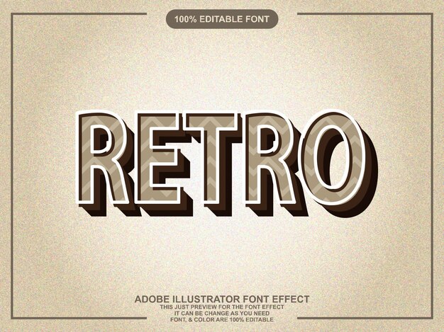 Redigerbar grafisk stil grön retro font effekt