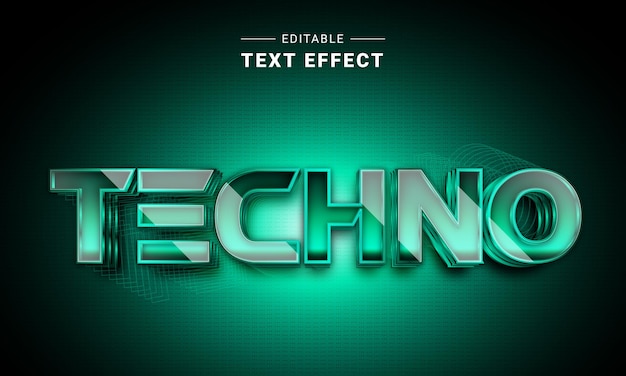 Redigerbar texteffekt för Illustrator