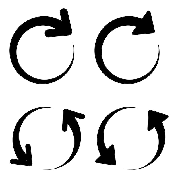 refresh icon vector design symbol templates