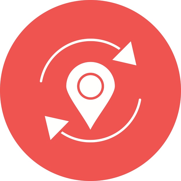 Refresh Location vector icon Can be used for Map and Navigation iconset