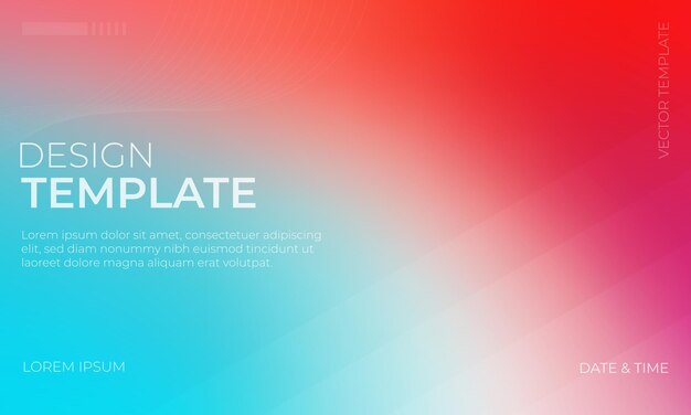 refreshing vector gradient grainy texture in red white and cyan hues