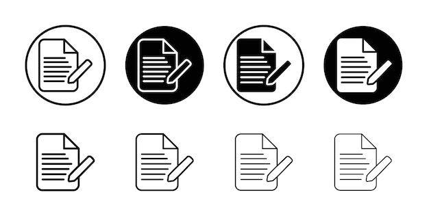 Register icon flat and simple set design