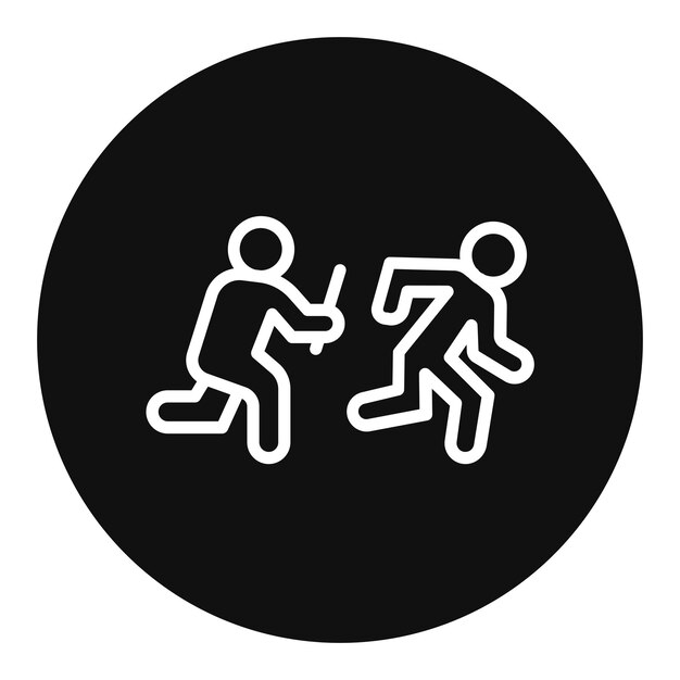 Relay Race icon vector image Can be used for Track and Field