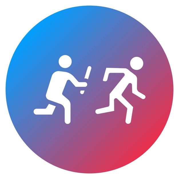 Relay Race icon vector image Can be used for Track and Field