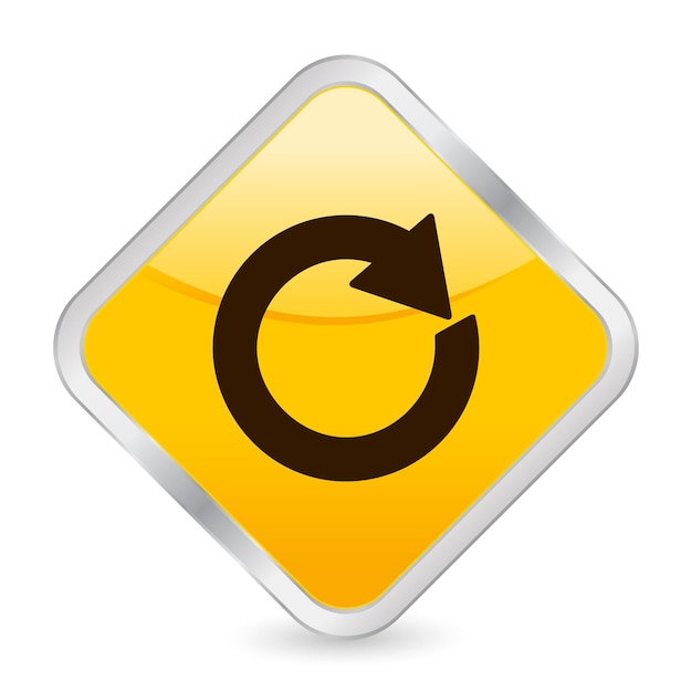 Reload yellow square icon