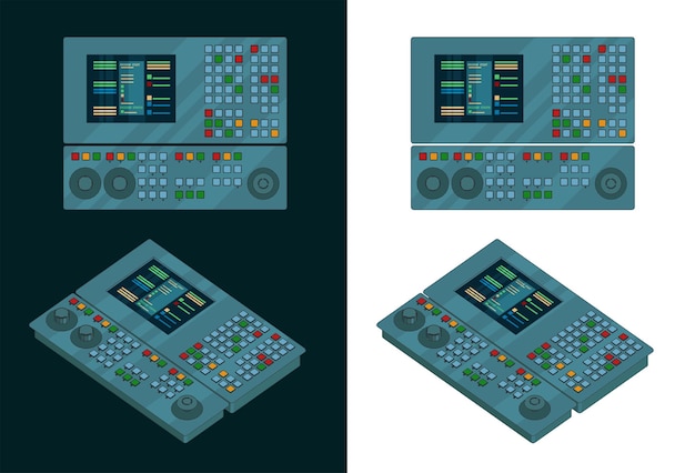 Remote control for automated plant lines drawings