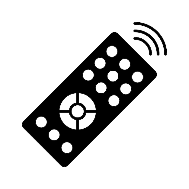 remote control icon vector design template simple and clean