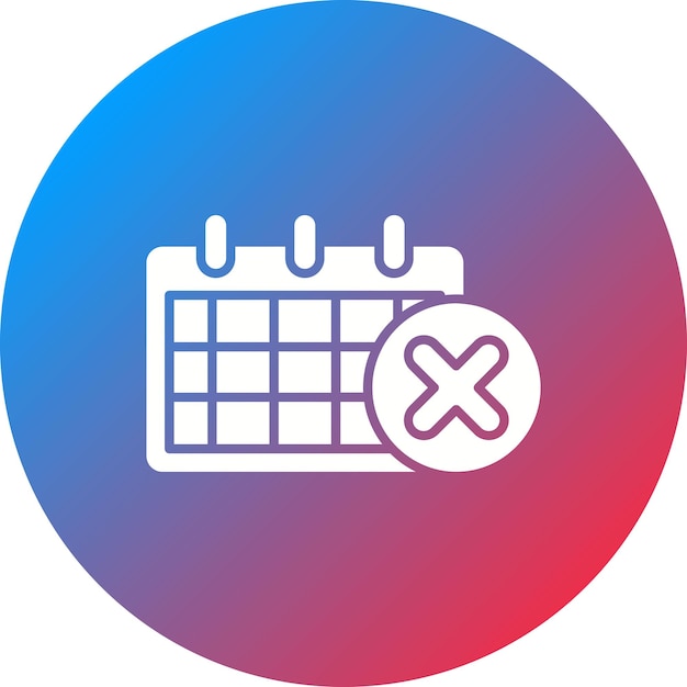 Remove Event icon vector image Can be used for Time and Date