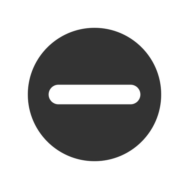 Remove minus icon