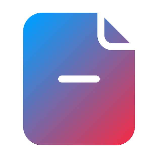 remove paper icon vector image can be used for ui