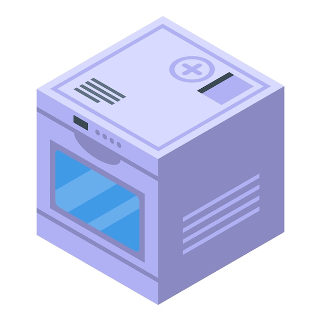 Repair dishwasher icon isometric vector Kitchen machine Broken appliance