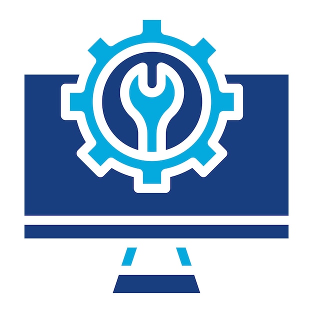 Repair System icon vector image Can be used for Cyberpunk