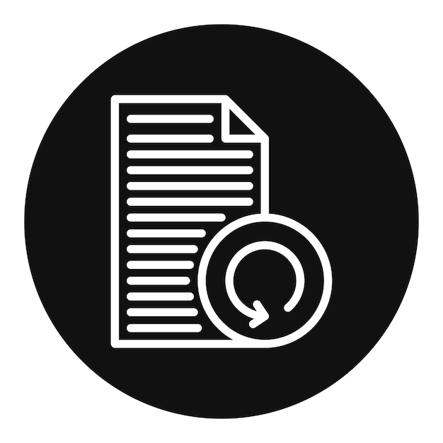 rescan document icon vector image can be used for printing