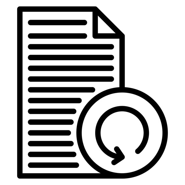 rescan document icon vector image can be used for printing
