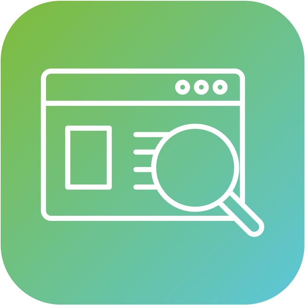 Research Icon Style