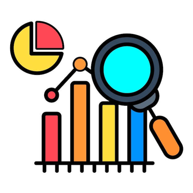 Research Process Flat Illustration