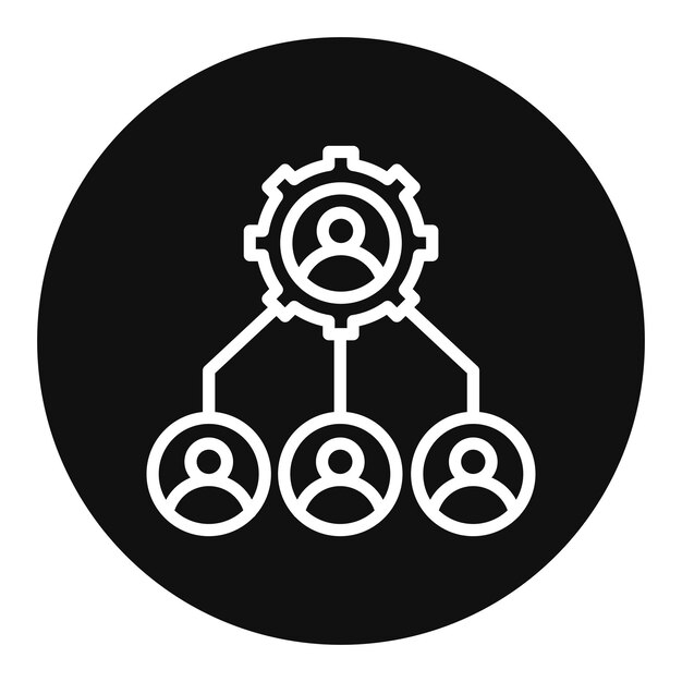 Resource Allocation icon vector image Can be used for Product Management