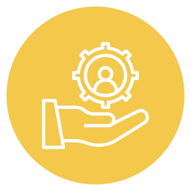 responsibility icon vector image can be used for personality traits