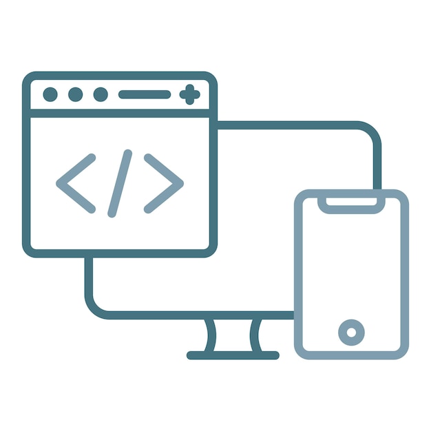 Responsive Design Flat Illustration