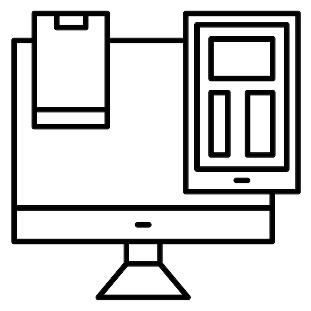 Responsive Vector Illustration Style