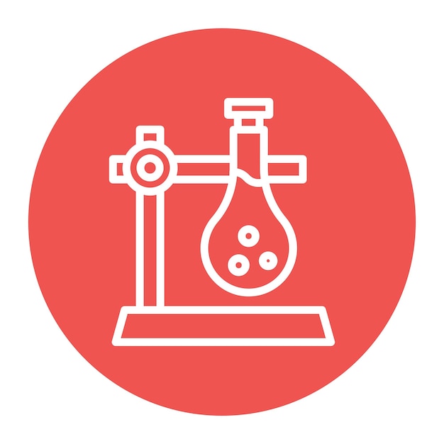 retort stand icon vector image can be used for science