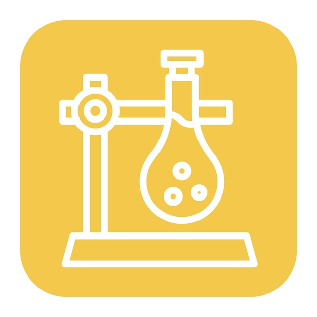 retort stand icon vector image can be used for science
