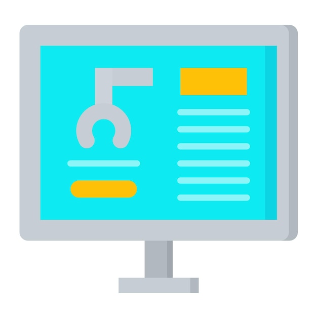 Retrieval Flat Illustration