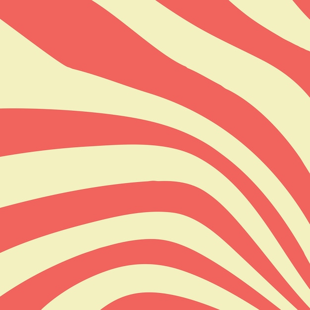 Retro Arka Plan Desenli Psychedelic Soyut Sanat