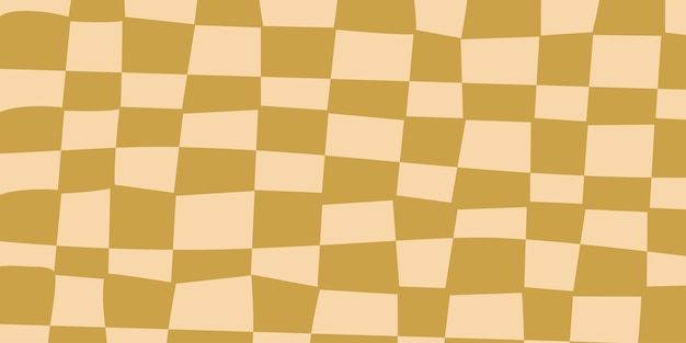 Retro checkerboard background for print design Geometric background Psychedelic retro checkerboard Abstract vector pattern Psychedelic wallpaper Optical pattern Abstract texture